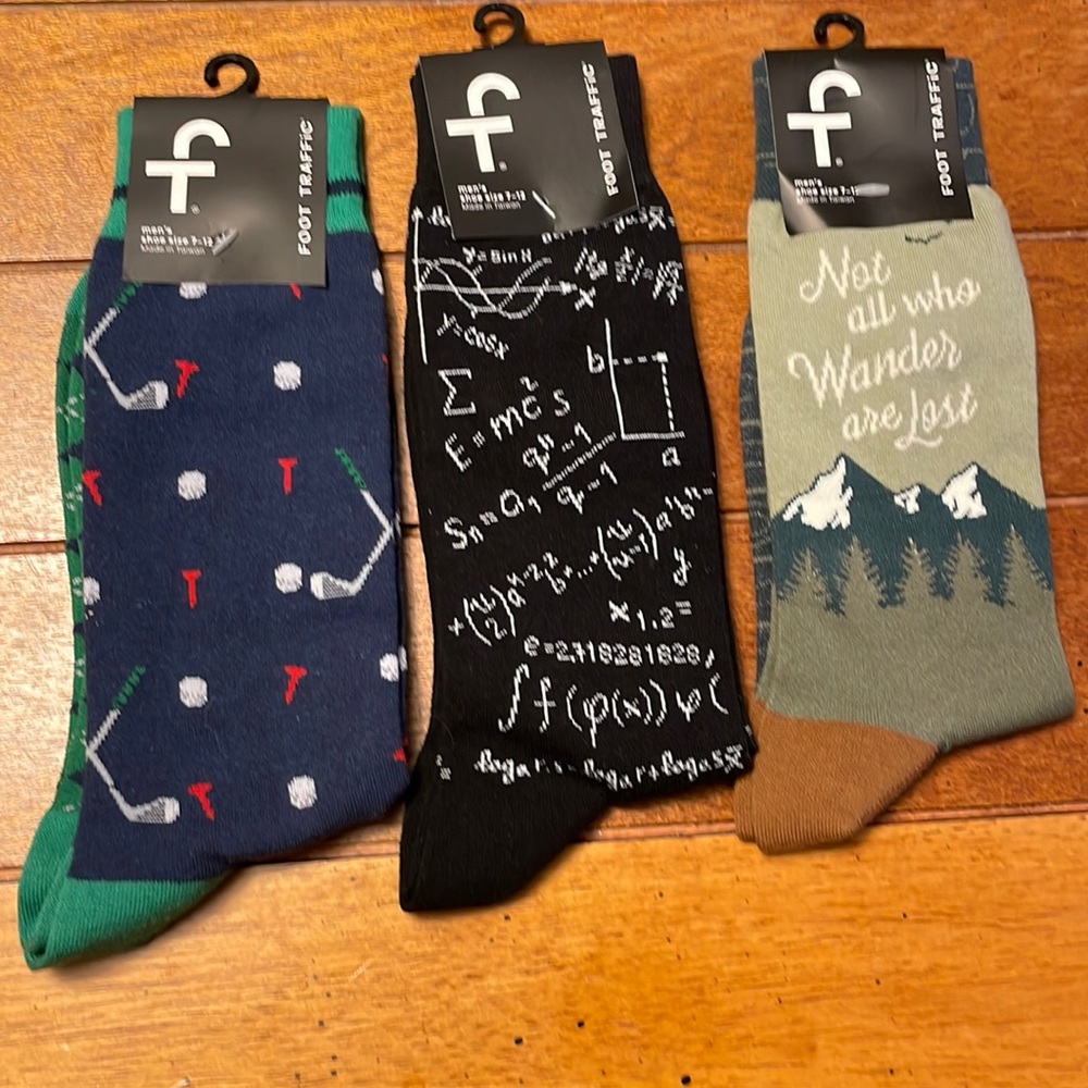 Foot Traffic Men’s socks size 7-12